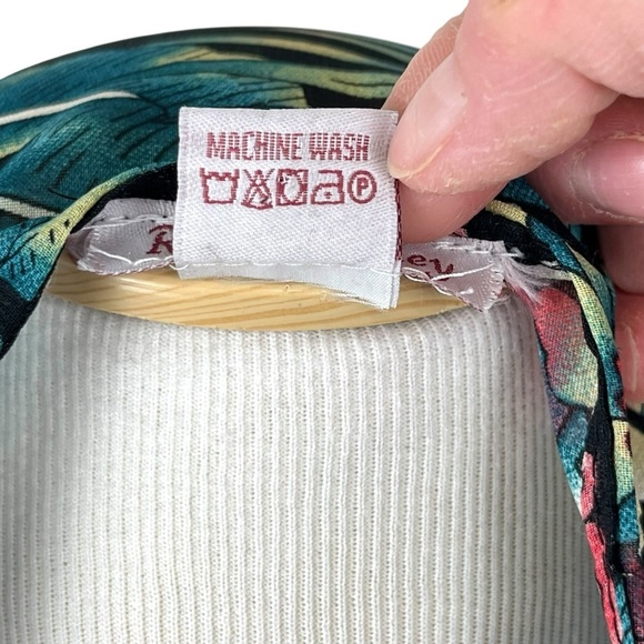 Royal Paisley Tropical Floral Kimono Swimsuit Cover-up Size OSFM - Picture 8 of 9